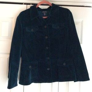 Faux Velvet Jacket